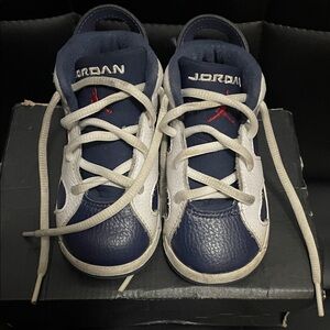 Jordan Kids' Sneakers in Navy and White